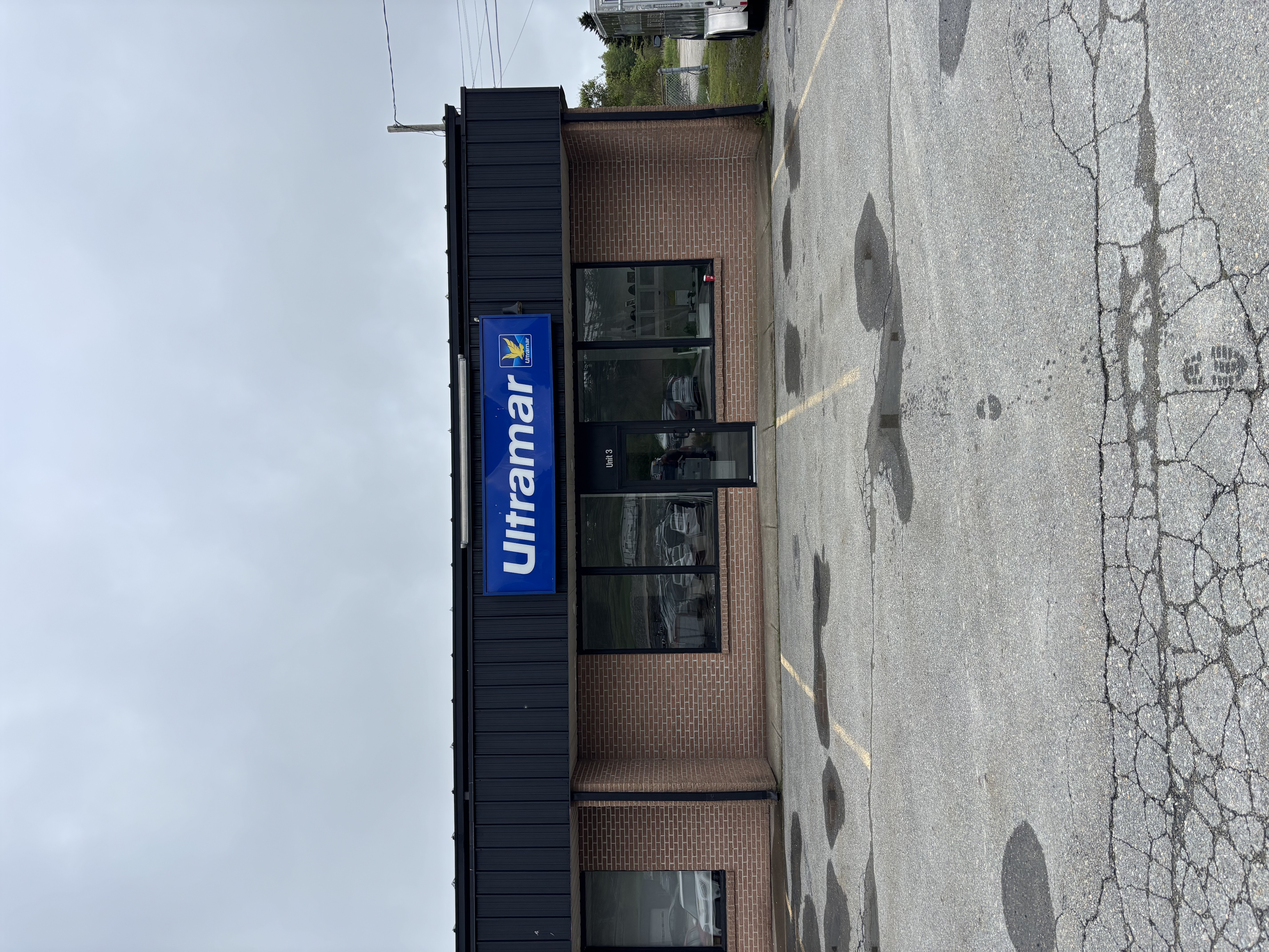 Completed commercial sign relocation and installation for Ultramar at the new business location