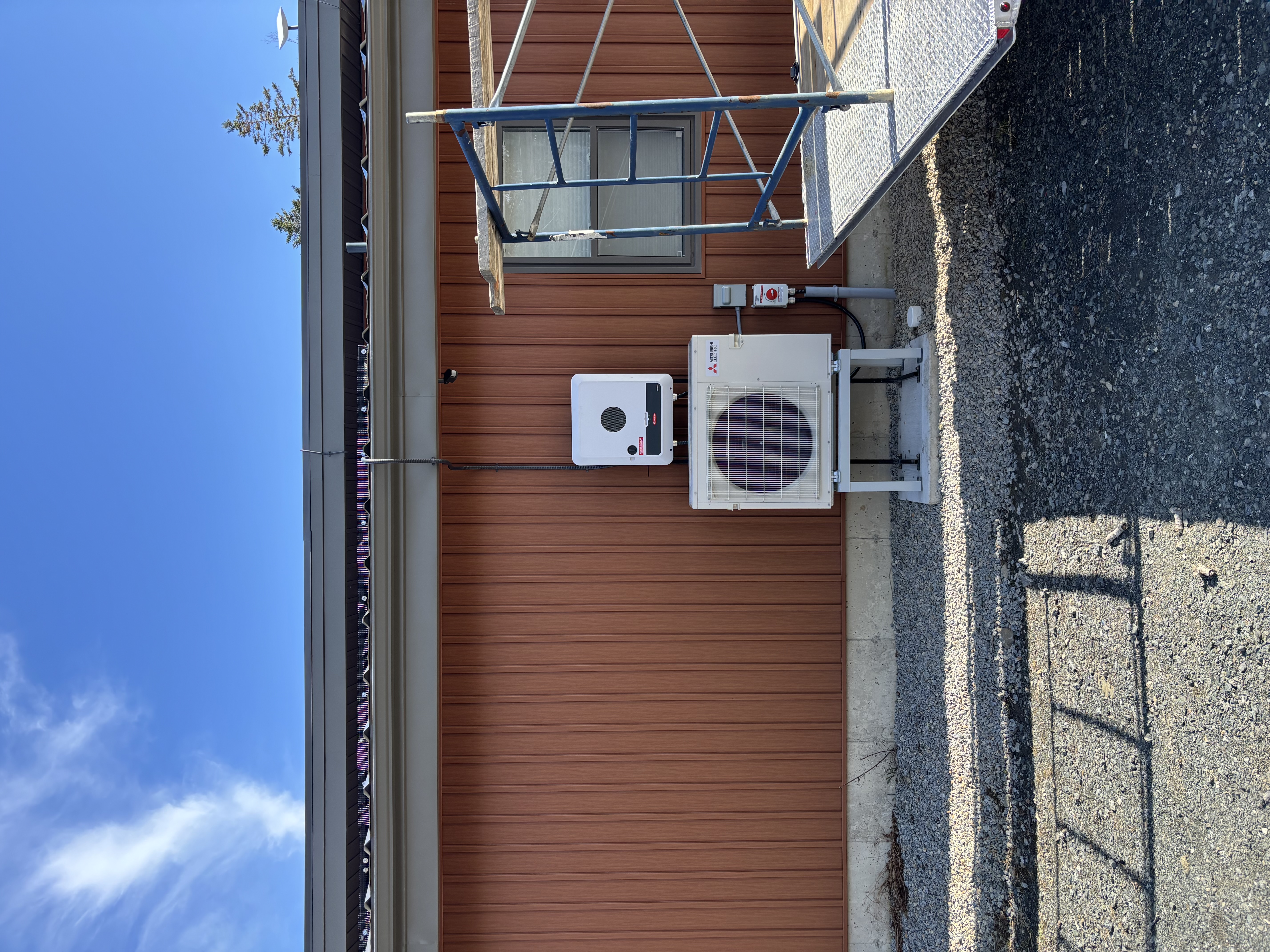 Residential solar inverter installation showing clean integration of roof-mounted panels into the home’s electrical system